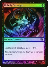 Unholy Strength FOIL 8th Edition PLD Black Common MAGIC MTG CARD ABUGames