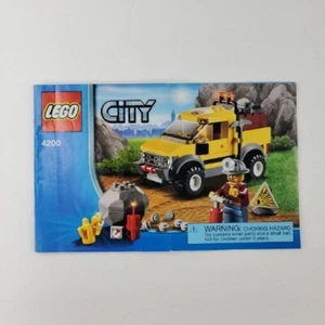 Lego CITY 4200 Manual Only Mining Truck. Very Nice Condition - Picture 1 of 10