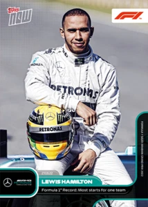 ➠ Topps Now Formula 1 2022 #7 Lewis Hamilton - Mercedes-AMG Petronas F1 Team - Bild 1 von 2