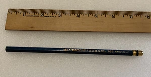 FABER MONGOL 765 HARD BLUE,1920s (RARE) EBERHARD , HEX STYLE, UNSHARPENED PENCIL - Picture 1 of 6