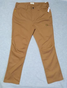 Caterpillar Herren Arbeitshose Größe 36x32 Ninety Eight Over Dye Straight Fit Braun - Bild 1 von 12
