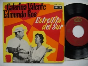 CATERINA VALENTE EDMUNDO ROS Estrellita del Sur EP 45 7" 1962 Germany EX - Imagen 1 de 3