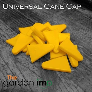 Cane Caps Triangle Rubber Garden Protectors Toppers Eye Protection Small-Large - Picture 1 of 4