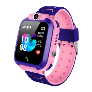 MONTRE ENFANT ULTRA-SÉCURISÉE - Appels/SOS 24h/24 + Caméra + Alerte GPS - SIM 2G - Photo 1/4