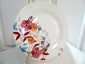 4er Set 10" Speiseteller-Modern-Blumen/Vögel-NEU-Geschirrspüler/Mikrowelle - Bild 1 von 5