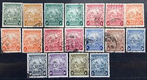 Barbados 1938-47, used incomplete set to 5sh