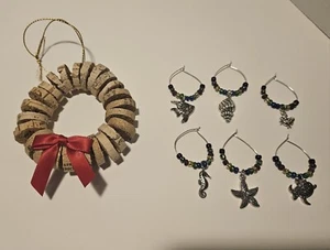 Handgefertigtes Weingeschenkset Strand - Bild 1 von 7