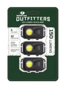 Mossy Oak OUTFITTERS C-O-B HEADLAMP 150 3-PACK - Picture 1 of 1