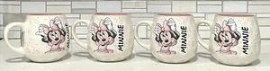 Set Of 4 Minnie Mouse Ceramic Mug, Disney Classic - Picture 1 of 6