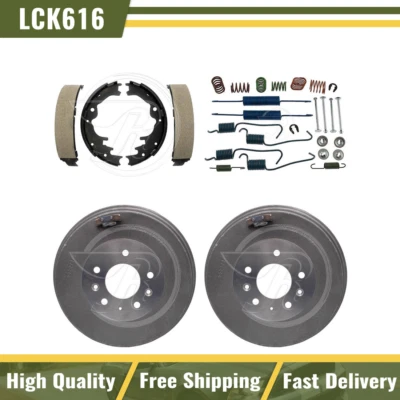 Tambores de freno traseros y zapatas de freno kit de resorte de hardware para Mazda MPV 1990 1991-1993 Foto 1 de 4