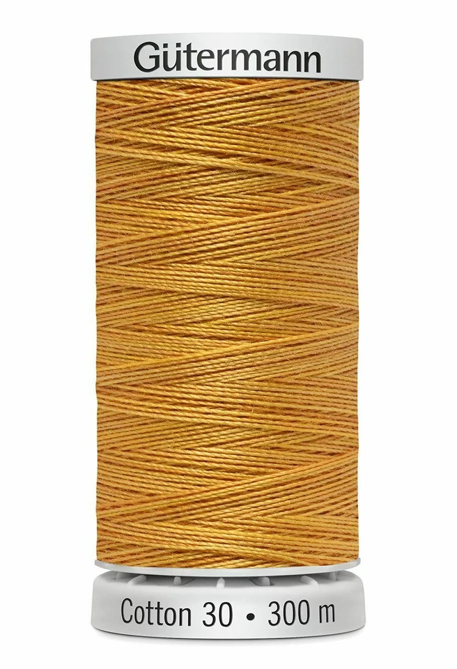 Gutermann Cotton 30 #4059 GOLD ORANGE, 300m Embroidery, Quilting Thread - Image 1 of 1
