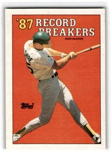1988 Topps Mark McGwire Oakland Athletics #3B - Foto 1 di 2