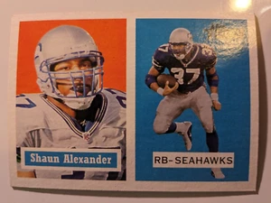 2002 Topps Heritage Football #70 Shaun Alexander (Red Back) - Picture 1 of 3