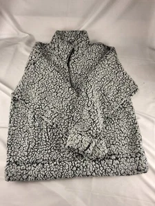 Women's Lily White Pull Over Jacket Gray 1/4 Zip Size Medium - Picture 1 of 3