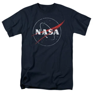 NASA Distressed Logo Licensed Adult T-Shirt - Picture 1 of 15