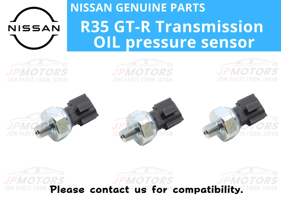 Nissan Genuino R35 GT-R Transmisión Sensor Presión Aceite Juego de 3 Nuevo Foto 1 de 4