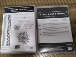 Stampin' Up! Desert Details Cling Stamp set & Matching Desert Details dies - Picture 1 of 6