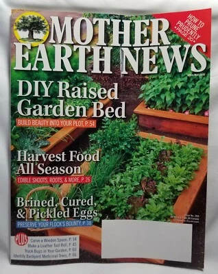 Mother Earth News Magazine DIY Garden Pickled Eggs Medicinal Trees Garden Bugs Foto 1 de 2