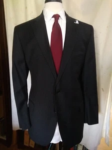 NWOT Brooks Brothers 1818 Fitzgerald Black Wool Suit 45R Retail $998 - Picture 1 of 7