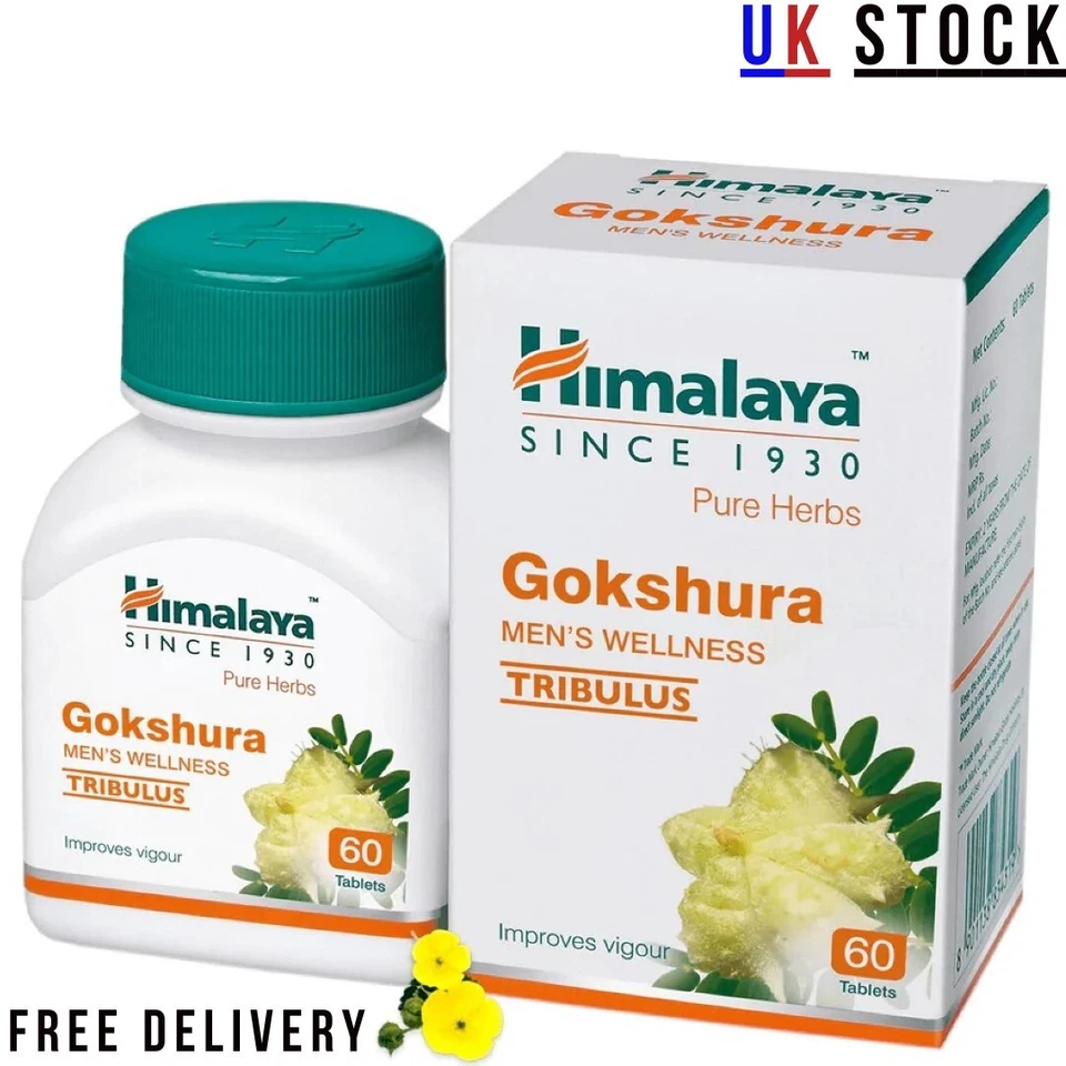 Himalaya Gokshura Tribulus Tablets Men's Wellness Improves vigour Natural