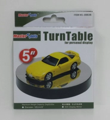 ESPOSITORE DISPLAY GIREVOLE A BATTERIA PER MODELLINI AUTO 1/43 MOTO AEREI RALLY - Immagine 1 di 3