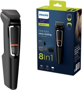 Philips Multigroom 3000 MG3730/13 8-in-1 Face Body Beard Hair Trimmer Shaver - Picture 1 of 7