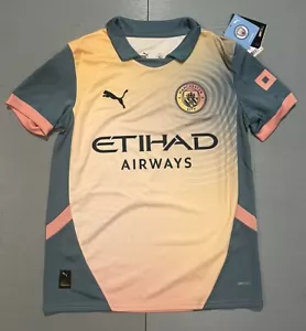 Manchester City Puma Replica Fußball Trikot Größe Jugend Large Einzelhandel $ 75 Neu mit Etikett - Bild 1 von 6
