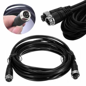 4-Pin Aviation Car Video Extension Cable for Rear View Camera Truck Trailer Bus - Picture 1 of 71