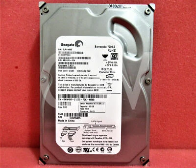 KN408 0KN408 Dell ST3808110AS 80GB 7200RPM 3Gbps 3.5" SATA HDD Hard Drive - Image 1 of 2