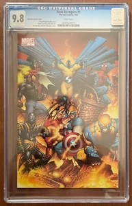 New Avengers #1 CGC 9.8 Joe Quesada Variant w/ Cert of Authenticity! Marvel 2005 - Picture 1 of 6