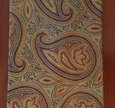 Corbata J Z Richards Hecha a Mano en EE. UU. Hermosa Patrón Clásico Excelente Estado Foto 1 de 4