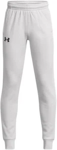 Under Armour Boys ArmourFleece Jogger, (014) Halo Gray / / Black, Youth XS - Picture 1 of 2