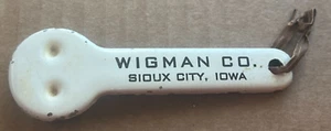 Wigman Co. Sioux City Iowa bottle opener - Picture 1 of 2