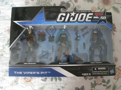 G.I. JOE 50 ANIVERSARIO EL POZO DE LA VÍBORA PAQUETE DE 3  Foto 1 de 2