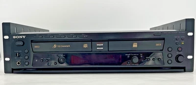 Sony RCD-W500C CD Recorder + 5-disc Changer Compact Disc Recorder Player - Image 1 of 4