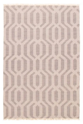 Vintage Hand Woven Traditional Kilim Rug 5'3" x 7'11" Oriental Wool Carpet - Image 1 of 4