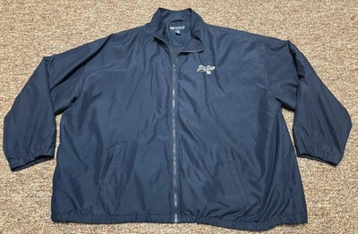Vintage Big Dogs Full Zip Jacket Y2K Blue Mens 4XL - Image 1 of 4