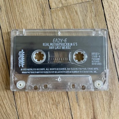 Eazy-E Real Muthaphuckkin G’s Any Last Werdz 1993 Ruthless Records Cassette  - Image 1 of 3