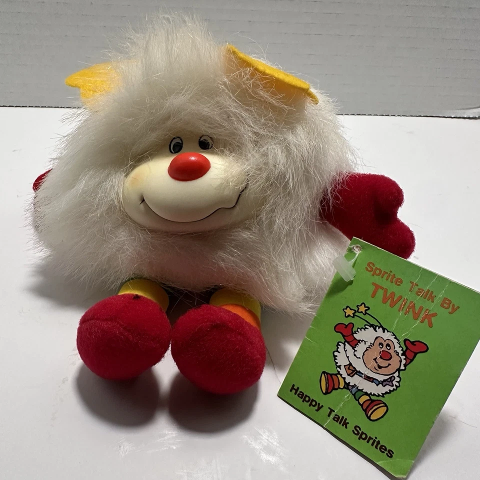 Rainbow Brite Plush Sprite Taco Bell 1983  White - Image 1 of 4