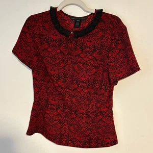 MARC BY MARC JACOBS Strawberry Thief Peplum Top - Picture 1 of 4