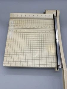 X-Acto Papierschneider 12" Trimmer Schwerlast Vintage Guillotine Stil - Bild 1 von 12