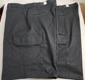 Cintas Men's ComfortFLEX  Works Shorts Size 38 Gray Cargo #370-33 Set of 2 - Picture 1 of 4