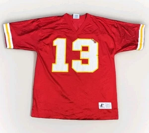 Vintage Kansas City Chiefs Steve Bono #13 Logo Athletic Jersey Size M USA Made - Picture 1 of 13