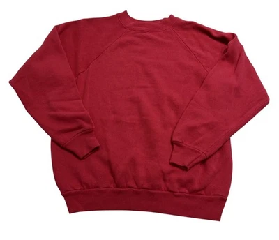 Vintage 80's Hanes HerWay Crewneck Sweatshirt in Red - Изображение 1 из 4
