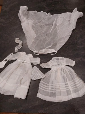 Bel Ensemble Robe Communiante  poupée ancienne Jumeau Steiner Bru SFBJ  - Photo 1/4