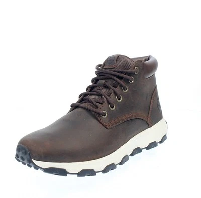 Timberland Winsor Park - Sneakers Alte In Pelle Marrone - Taglia 43.5 [9.5 US 27 - Immagine 1 di 3