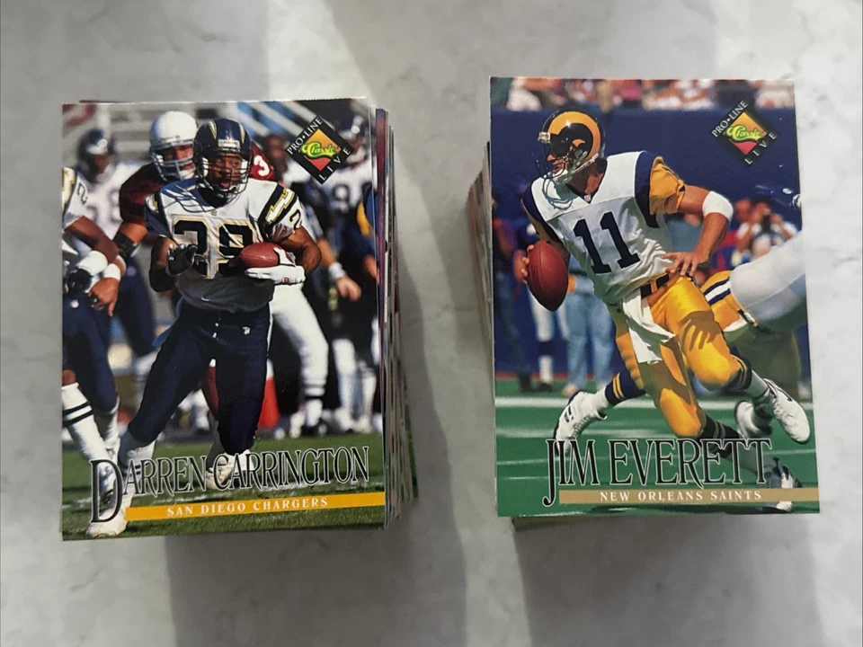 1994 Classic Pro Line Live Football Card #s 1-200 -You Pick- NFL Trading Cards - Image 1 of 1