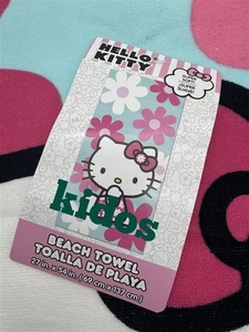 Toalla de baño Hello Kitty Daisies playa piscina 27 pulgadas x 54 pulgadas - Imagen 1 de 3