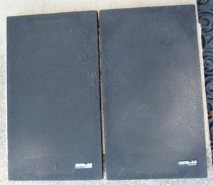 Pioneer HPM 40 Pair Speaker Grills Dust Covers Vintage Parts With Name Badges 2 - Picture 1 of 12