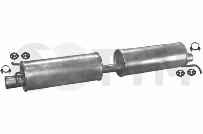 FORD TRANSIT 2.4 2000-2006 Silencieux Intermédiaire+ - Photo 1/1